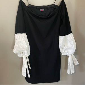 Off the shoulder, Puffed Sleeves ,Vince Camuto Dress